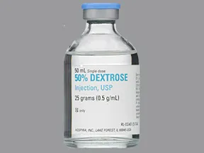 dextrose 50 % in water (D50W) intravenous solution