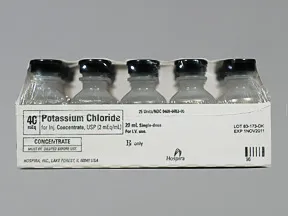 potassium chloride 2 mEq/mL intravenous solution