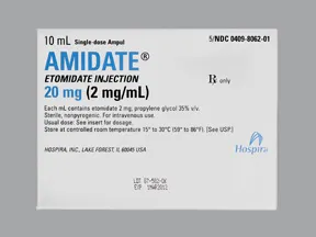 Amidate 2 mg/mL intravenous solution
