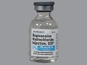 ropivacaine (PF) 10 mg/mL (1 %) injection solution