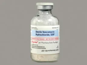 vancomycin 10 gram intravenous solution