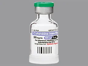 cytarabine (PF) 100 mg/5 mL (20 mg/mL) injection solution