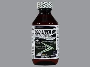 cod liver oil oral