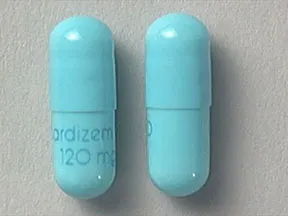 Cardizem CD 120 mg capsule,extended release