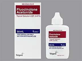 fluocinolone 0.01 % topical solution