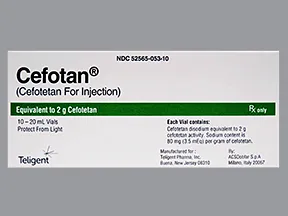Cefotan 2 gram solution for injection