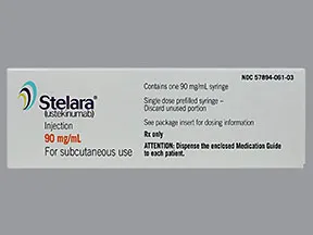 Stelara 90 mg/mL subcutaneous syringe