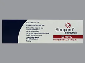 Simponi 100 mg/mL subcutaneous pen injector
