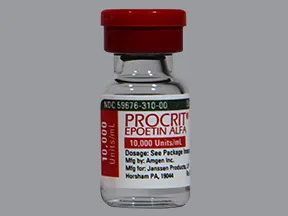 Procrit 10,000 unit/mL injection solution