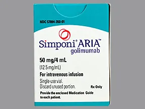 Simponi ARIA 12.5 mg/mL intravenous solution
