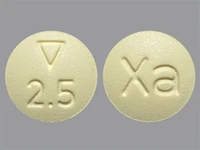 Xarelto 2.5 mg tablet
