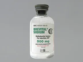 Brevital 500 mg solution for injection