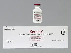 Ketalar 100 mg/mL injection solution