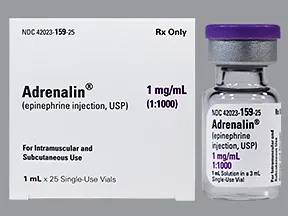 Adrenalin 1 mg/mL (1 mL) injection solution