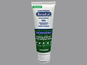 Benadryl 2 % topical gel