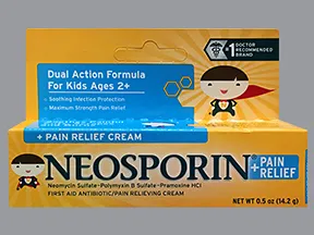 Neosporin Plus Pain Relief 3.5 mg-10,000 unit-10 mg/gram topical cream
