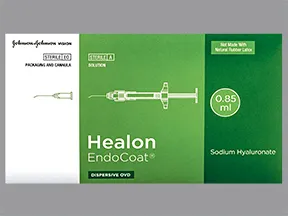 Healon EndoCoat 30 mg/mL intraocular syringe