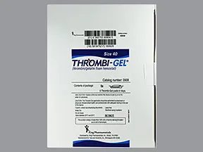 Thrombi-Gel 40 cm2 topical pads