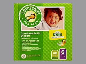 Comforts Diapers Size 6