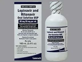 lopinavir-ritonavir 400 mg-100 mg/5 mL oral solution