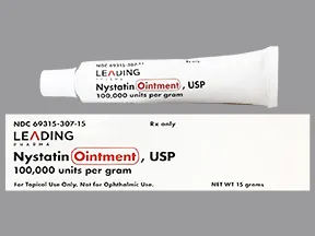 nystatin 100,000 unit/gram topical ointment