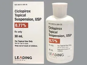 ciclopirox 0.77 % topical suspension