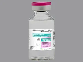 pentobarbital sodium 50 mg/mL injection solution