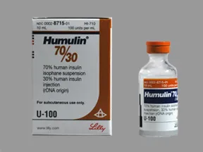 Humulin 70/30 U-100 Insulin 100 unit/mL subcutaneous suspension