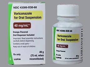 voriconazole 200 mg/5 mL (40 mg/mL) oral suspension
