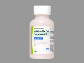 cefadroxil 250 mg/5 mL oral suspension