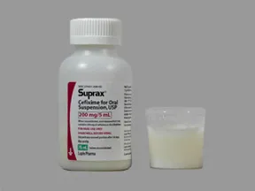 Suprax 200 mg/5 mL oral suspension