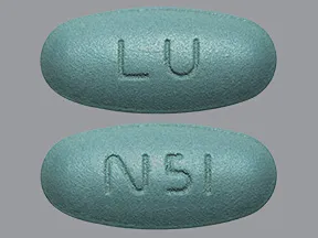 This medicine is a blue-green, oval, film-coated, tablet imprinted with 