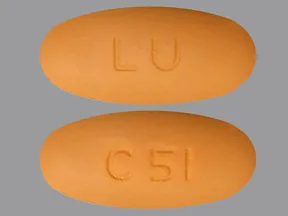 This medicine is a orange, oval, film-coated, tablet imprinted with 