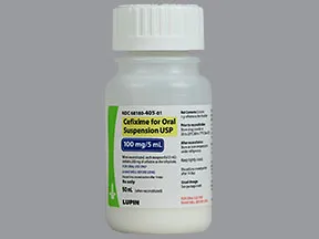 cefixime 100 mg/5 mL oral suspension