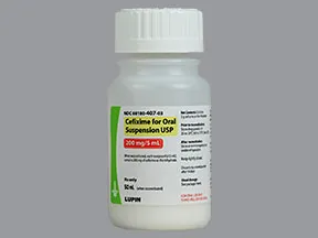 cefixime 200 mg/5 mL oral suspension