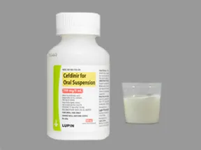 cefdinir 250 mg/5 mL oral suspension