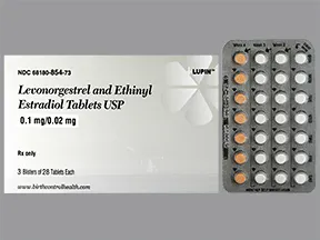 levonorgestrel-ethinyl estradiol 0.1 mg-20 mcg tablet