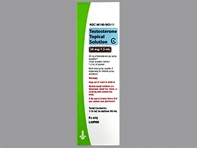 testosterone 30 mg/actuation (1.5 mL) transderm solution metered pump