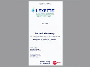 Lexette 0.05 % topical foam
