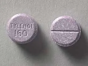Children's Tylenol 160 mg chewable tablet