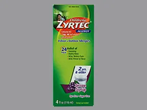 Children's Zyrtec Allergy 1 mg/mL oral solution