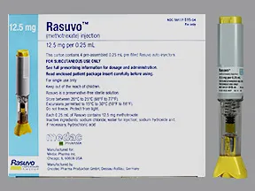 Rasuvo (PF) 12.5 mg/0.25 mL subcutaneous auto-injector