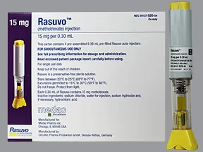 Rasuvo (PF) 15 mg/0.3 mL subcutaneous auto-injector