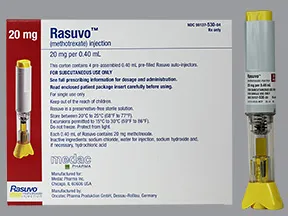 Rasuvo (PF) 20 mg/0.4 mL subcutaneous auto-injector