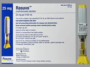 Rasuvo (PF) 25 mg/0.5 mL subcutaneous auto-injector