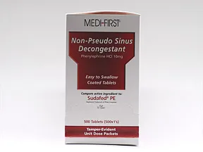 Sinus Decongestant (PE) 10 mg tablet