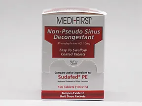 Sinus Decongestant (PE) 10 mg tablet