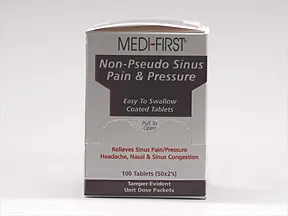 Sinus Pain-Pressure (PE) 5 mg-500 mg tablet