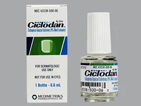 Ciclodan 8 % topical solution