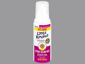 Little Remedies Saline Mist 0.9 % nasal spray aerosol